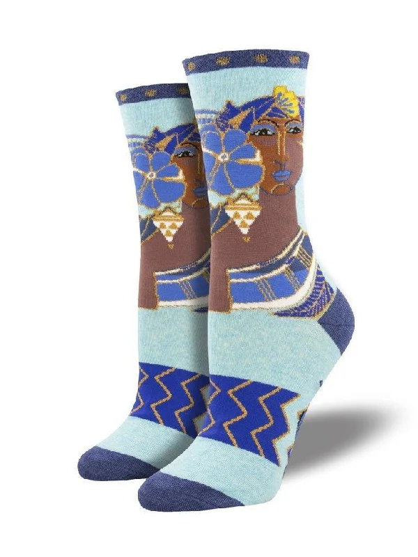 Blossoming Woman | Laurel Burch | Women's Crew