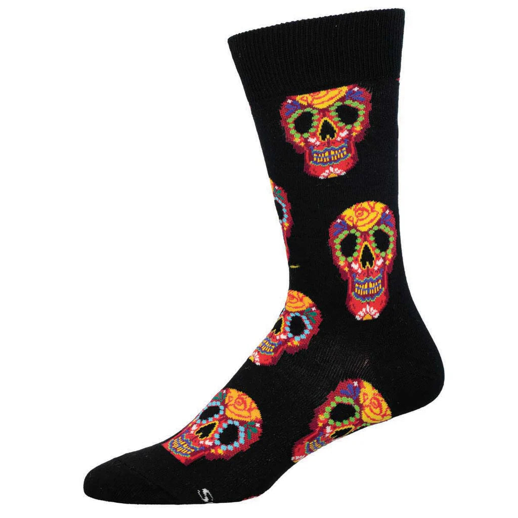 Dia De Los Muertos Skull | Men's Crew