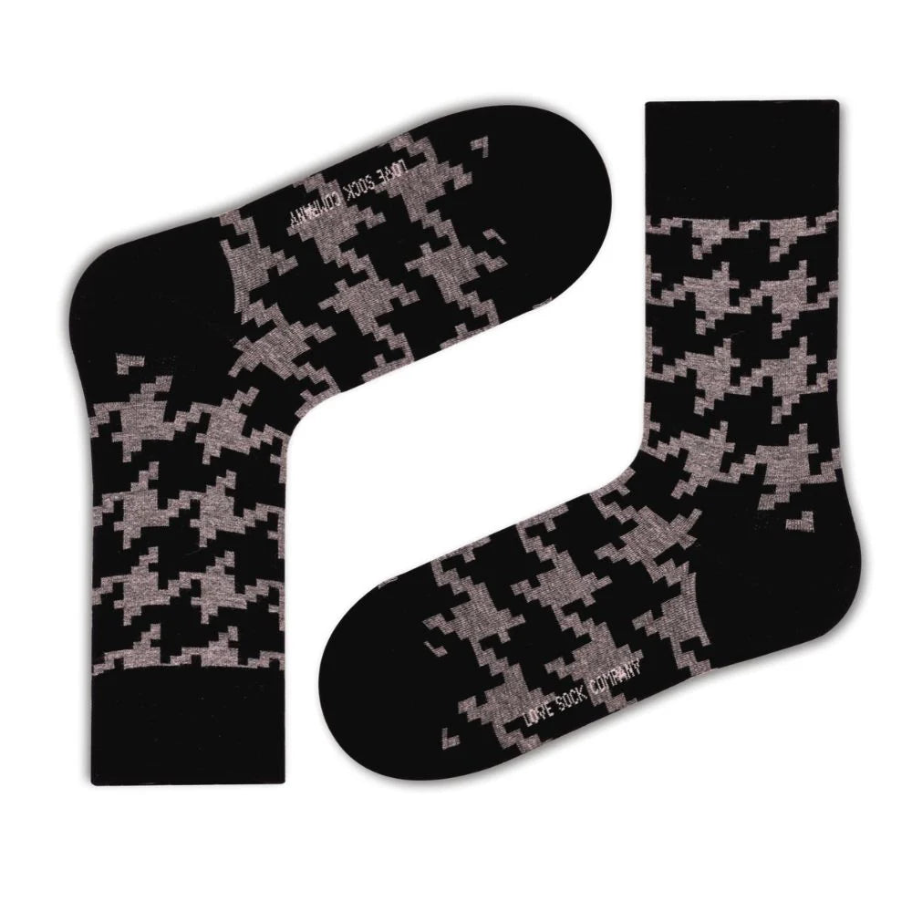 Houndstooth Women's Crew Socks (W)