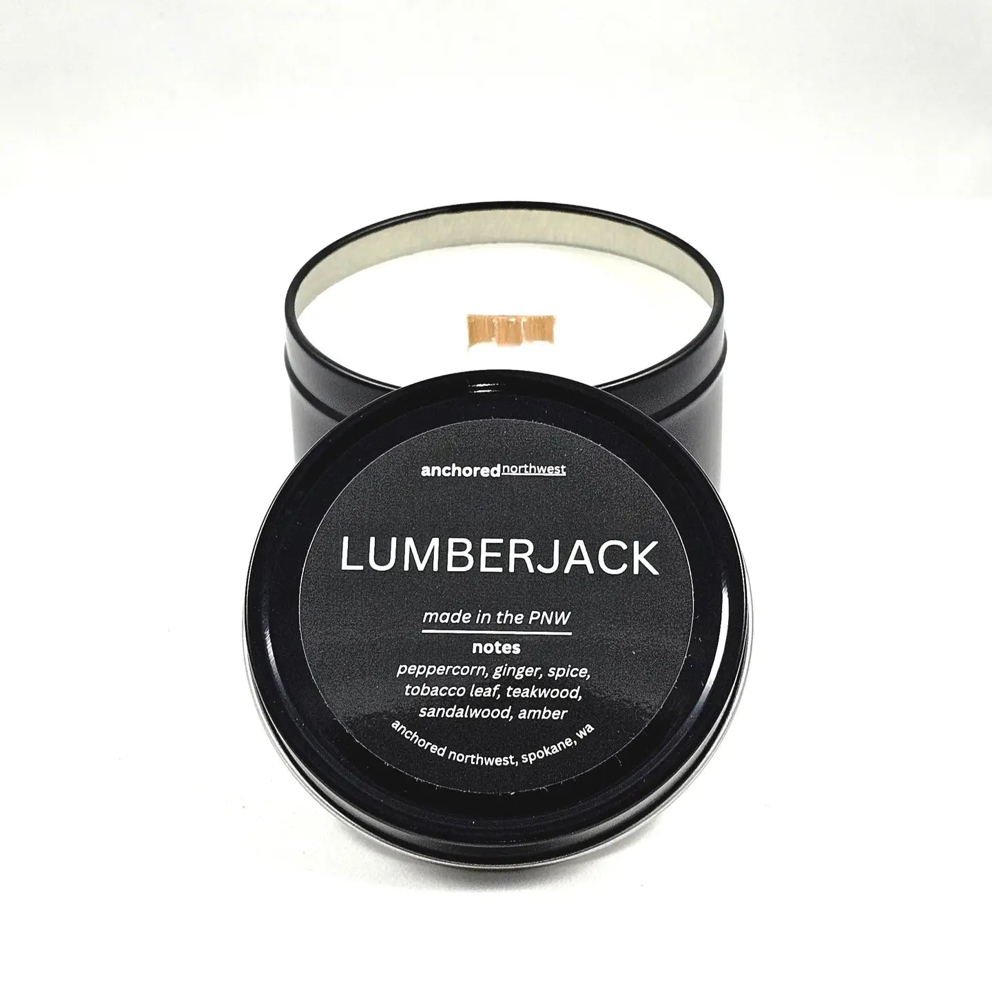 Lumberjack | Wood Wick | 6oz Soy Candle