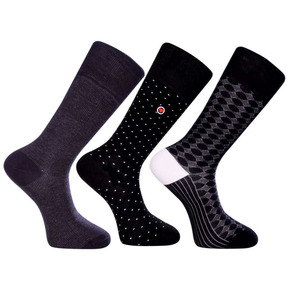 Luxury Men’s Organic Cotton Socks 3 Pack