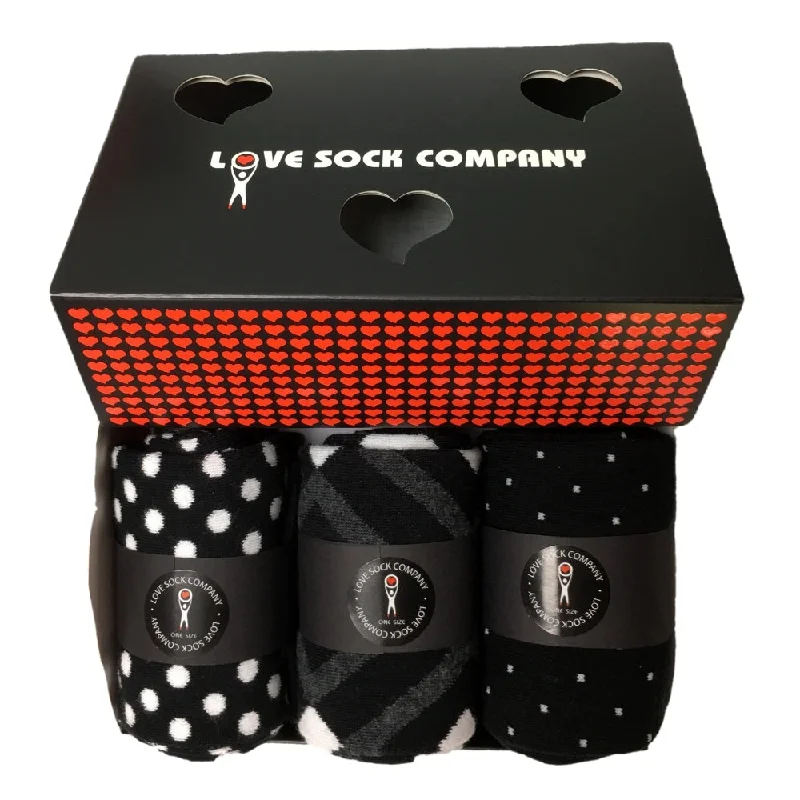 Black Dress Socks Gift Box (M)