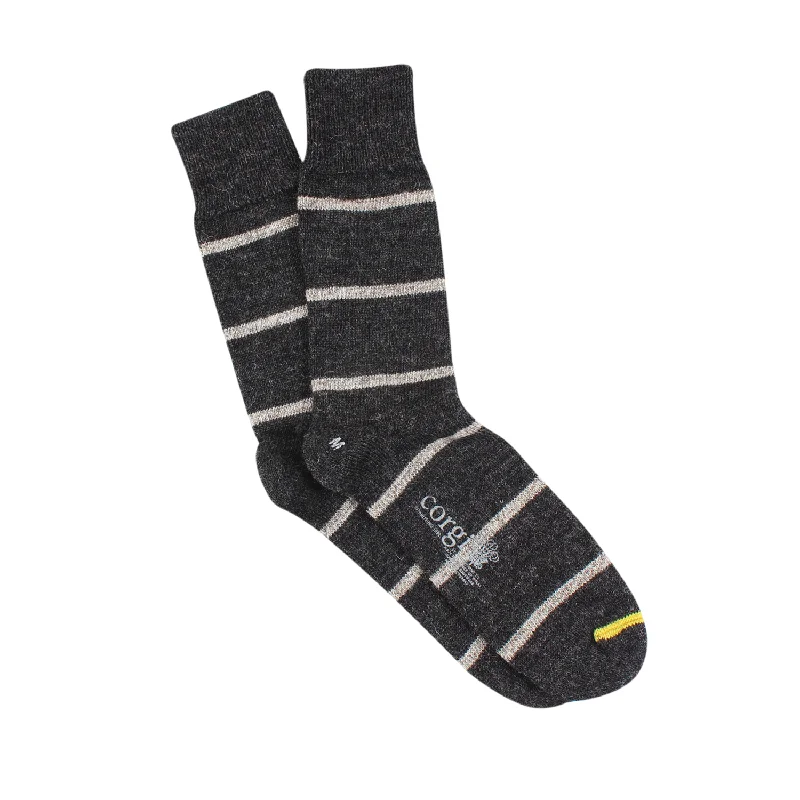 Men's Striped British Wool Socks