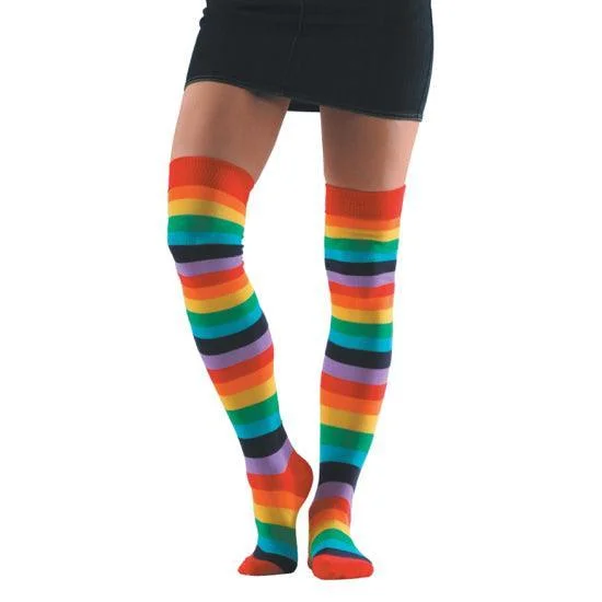 Rainbow Stripes | Women's Over the Knee