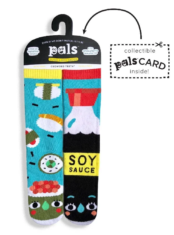 Sushi & Soy Sauce | Kids Socks | Mismatched Fun Socks - OLD STOCK LAST CHANCE