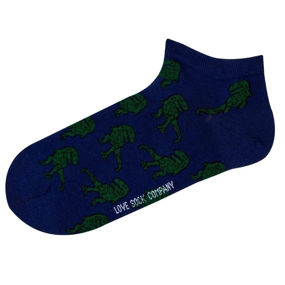 T-Rex Dinosaur Ankle Socks (Unisex)