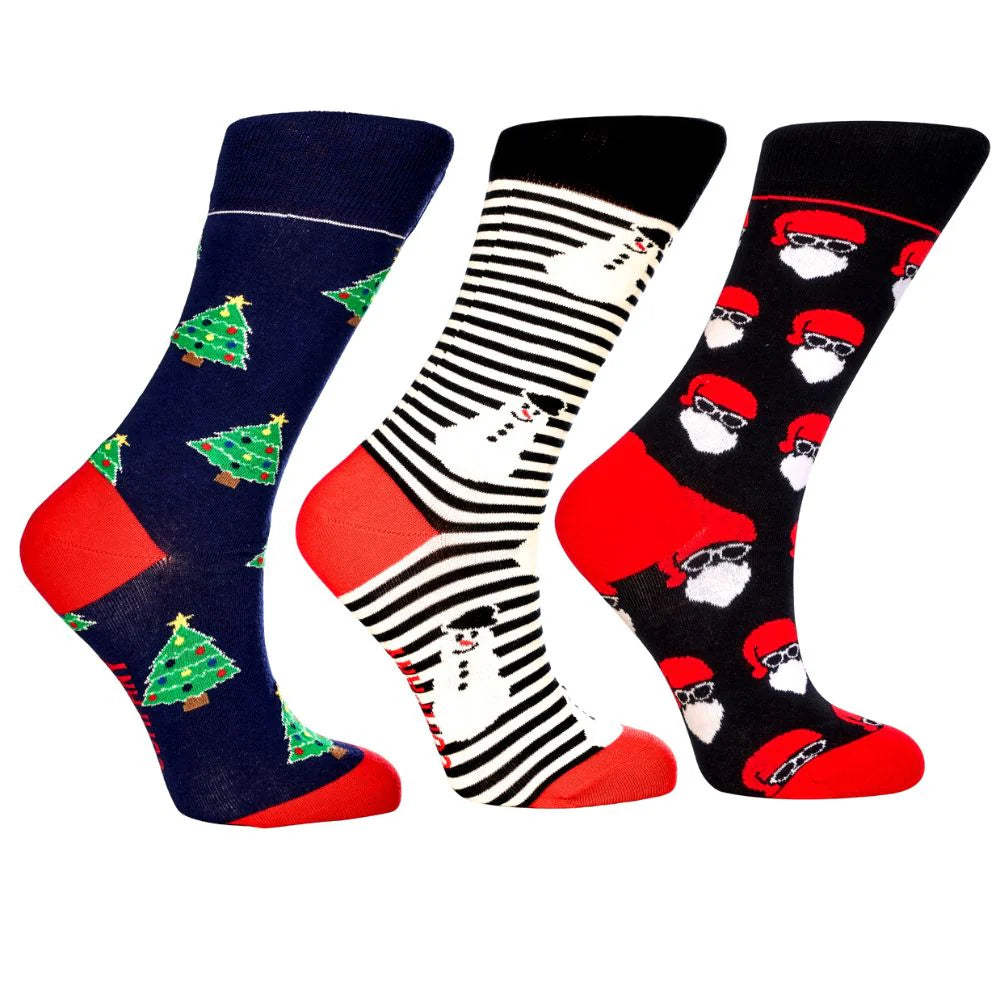 Women's Fun Christmas Dress Socks Gift Pack