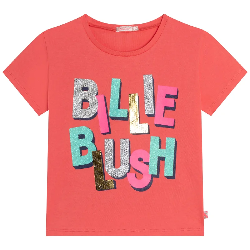 Billieblush Short Sleeve T-Shirt Tomato