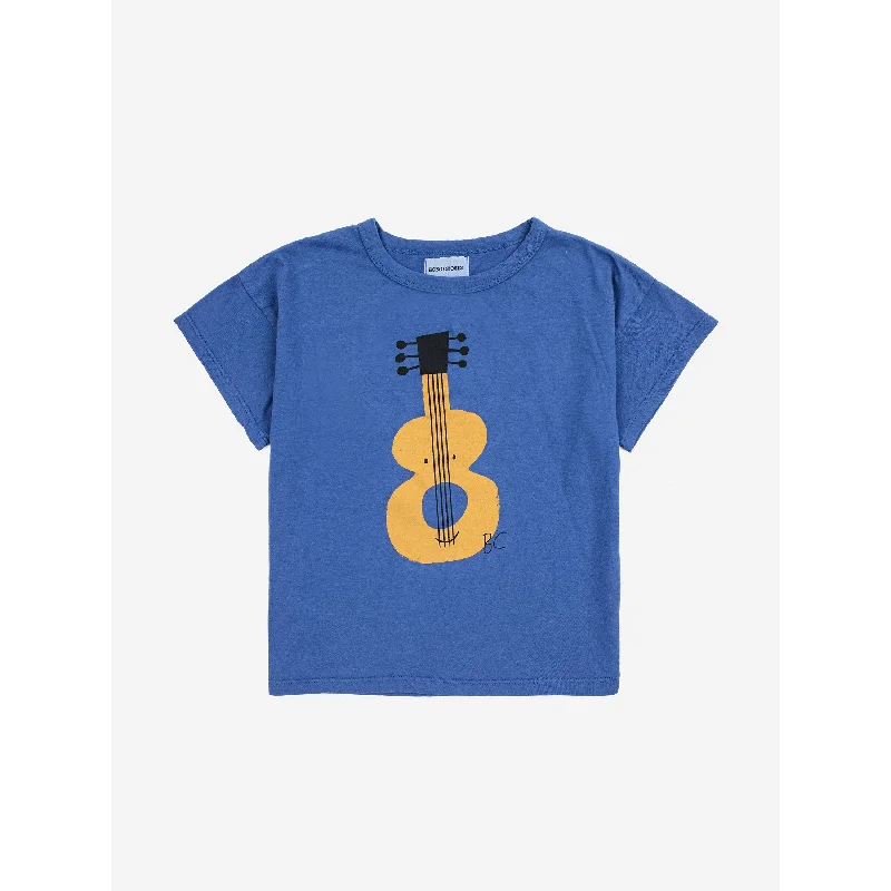 Bobo Choses Acoustic Guitar T-Shirt Navy Blue