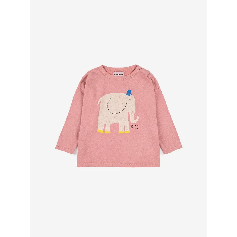 Bobo Choses Baby The Elephant Long Sleeves T-Shirt