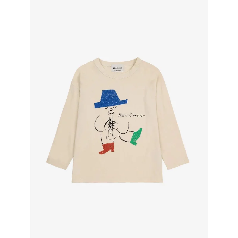 Bobo Choses Magic Flute Player T-Shirt - White