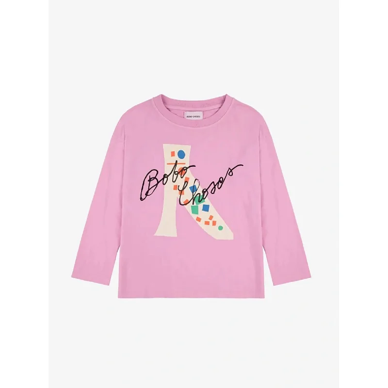 Bobo Choses Magic Shoe T-Shirt - Fuchsia