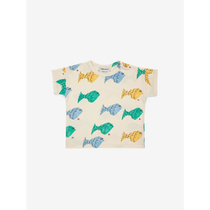 Bobo Choses Multicolor Fish All Over T-Shirt