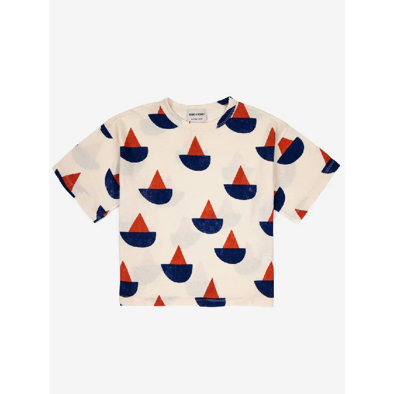 Bobo Choses Sail Boat Short Sleeve T-Shirt