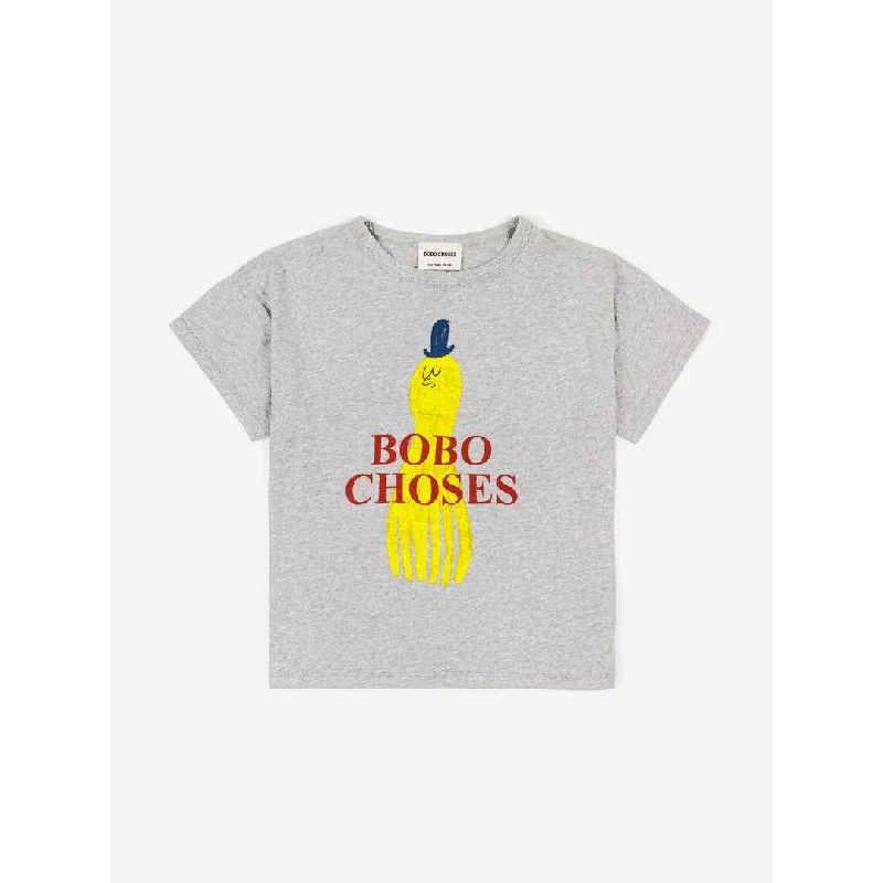 Bobo Choses Yellow Squid T-Shirt