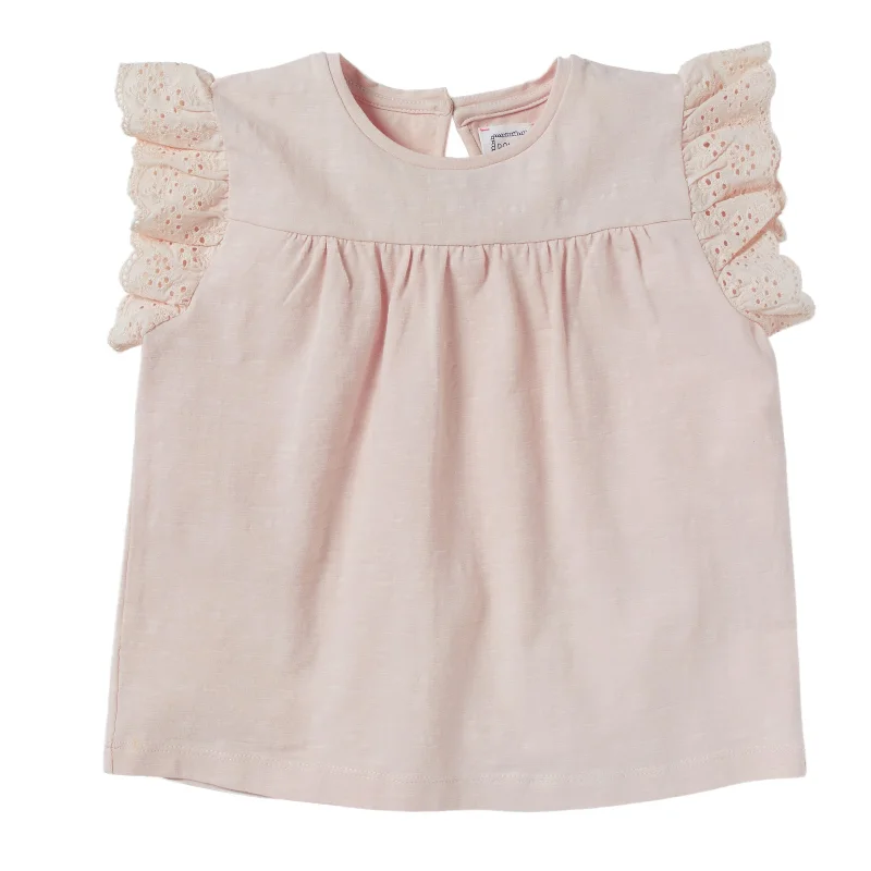 Bonheur du Jour Paris Baby+Girl Tee Shirt Pivoine Pink