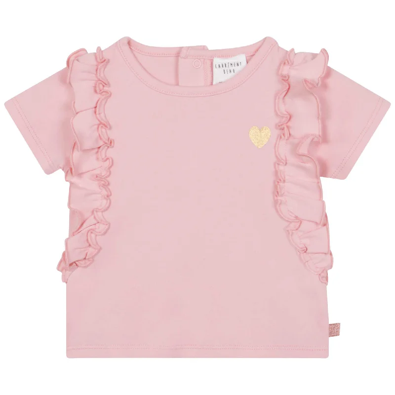 Carrement Beau Short Sleeves Tee-Shirt Peach