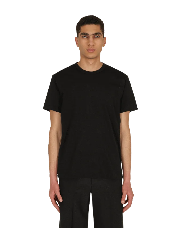 Zip T-Shirt Black