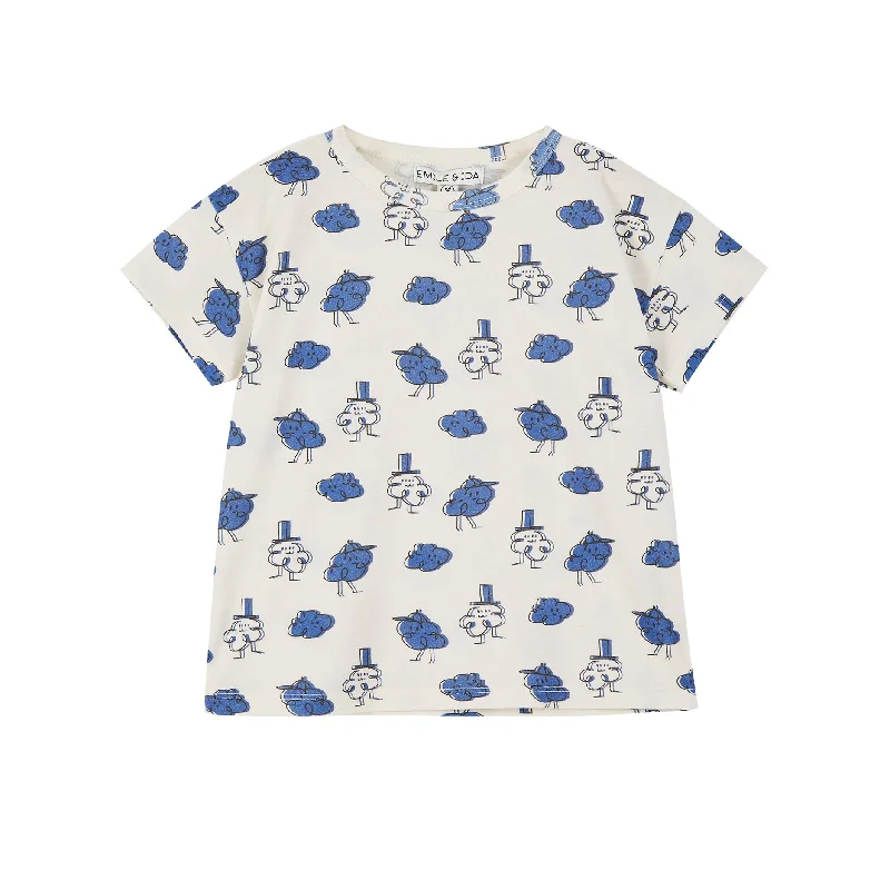 Emile et Ida Tee Shirt Ecru Nuage