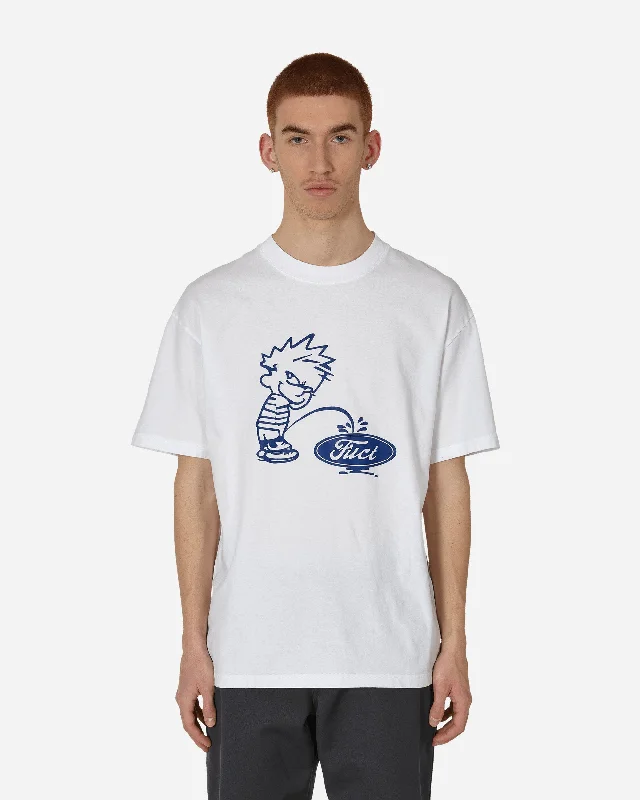 Oval Pee Boy T-Shirt White