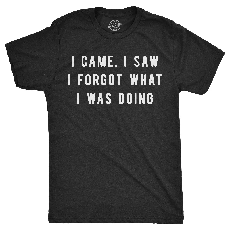 I Came, I Saw I Forgot What I Was Doing Men's T Shirt