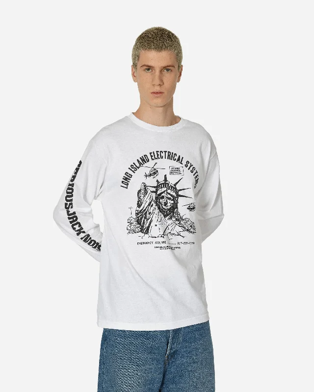 Statue Longsleeve T-Shirt White