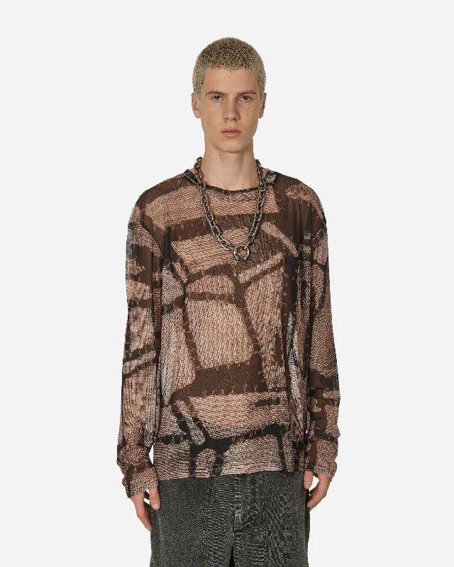 Ben Mesh Longsleeve T-Shirt Rust