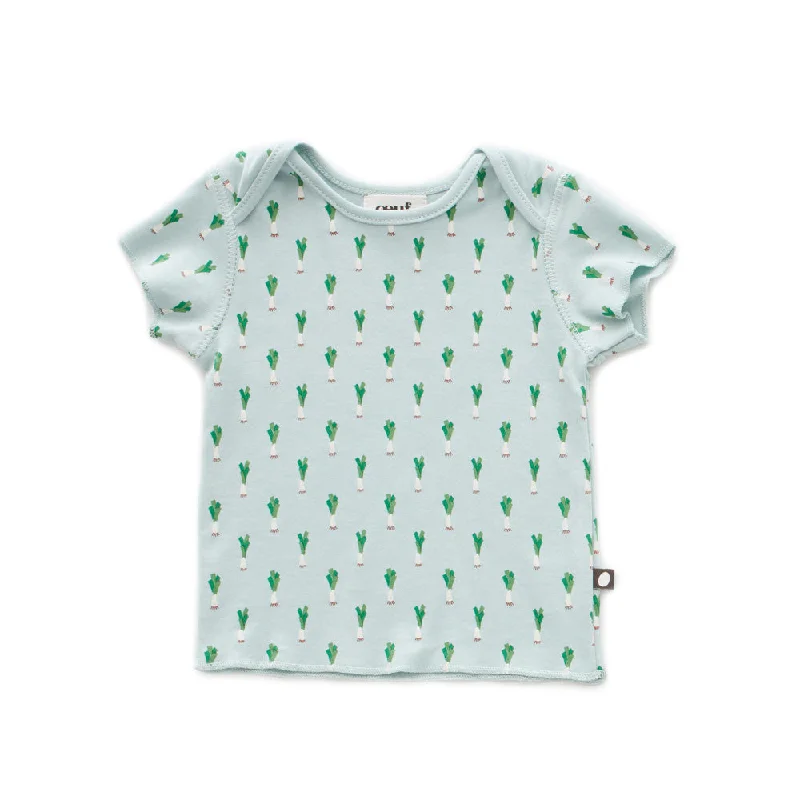 Oeuf Baby Tee Leek Print