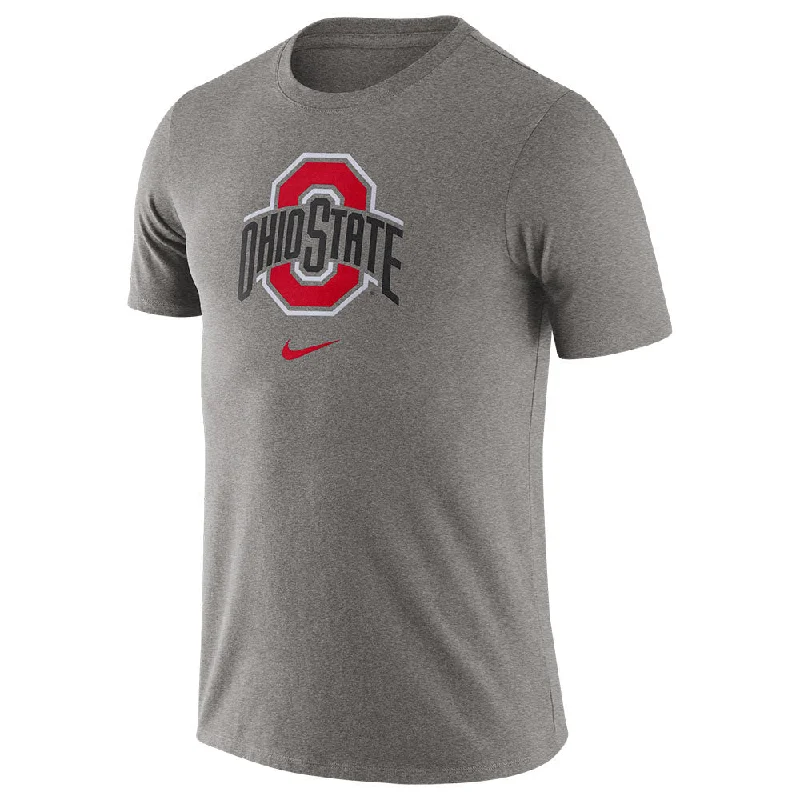 Ohio State Buckeyes Nike Essential Logo Gray T-Shirt