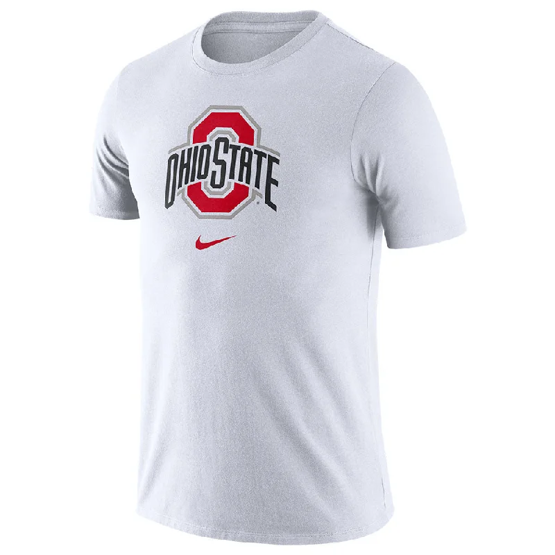 Ohio State Buckeyes Nike Essential Logo White T-Shirt