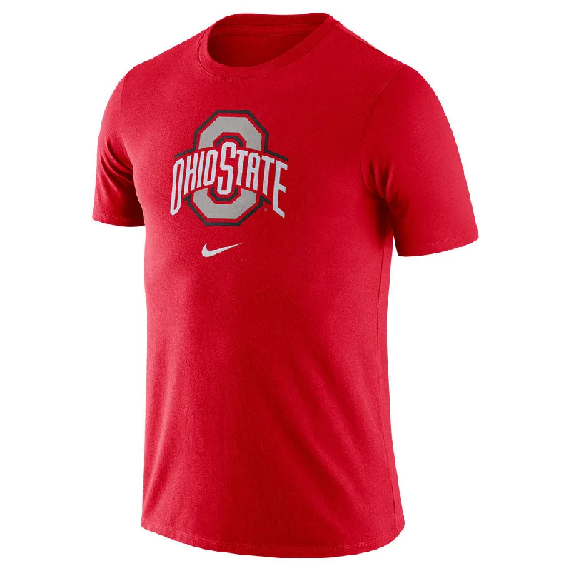 Ohio State Buckeyes Nike Essential Logo Red T-Shirt