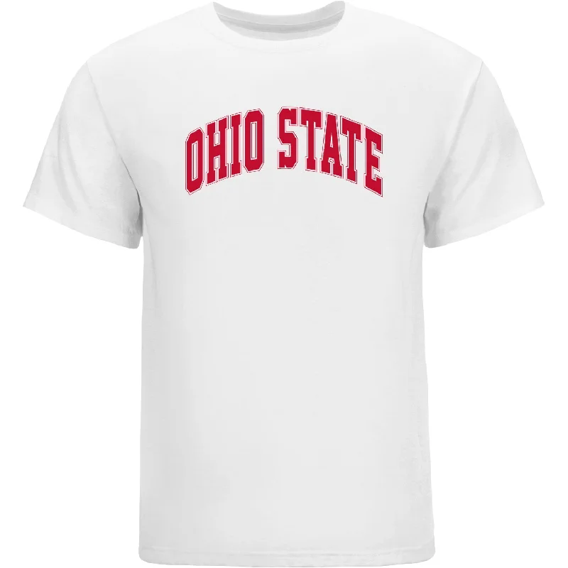 THE® Branded Ohio State Buckeyes Identity Arch White Tee