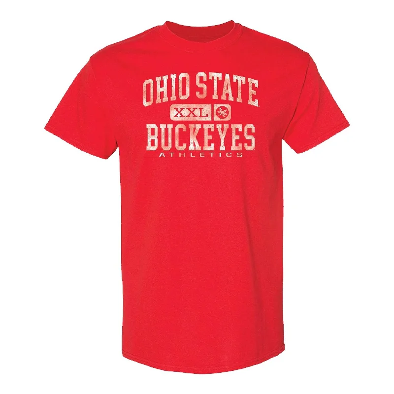 THE® Branded Ohio State Buckeyes Athletic Scarlet Tee