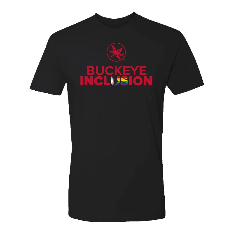 Ohio State Buckeyes Inclusion Pride Black T-Shirt