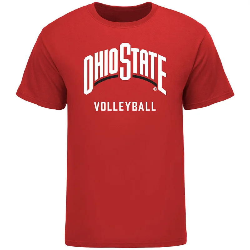 Ohio State Buckeyes Volleyball Scarlet T-Shirt