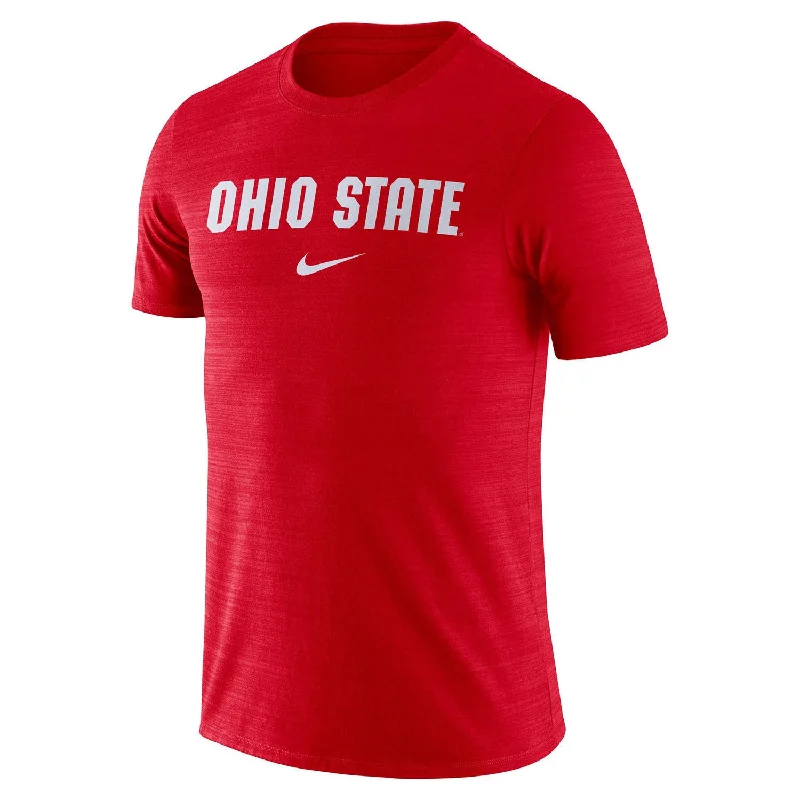 Ohio State Buckeyes Nike  Team Issue Velocity Authentic Scarlet T-Shirt