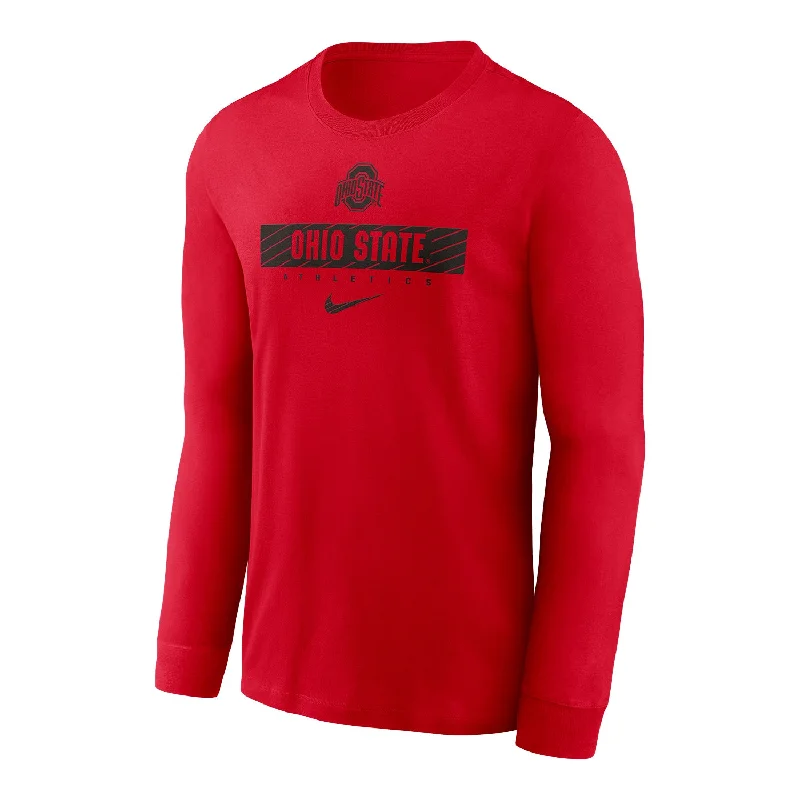 Ohio State Buckeyes Nike Dri-FIT Sideline Long Sleeve T-Shirt