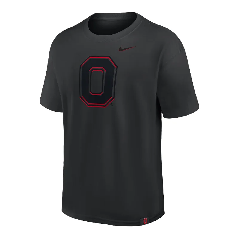 Ohio State Buckeyes Nike Max 90 Double Black Short Sleeve T-Shirt