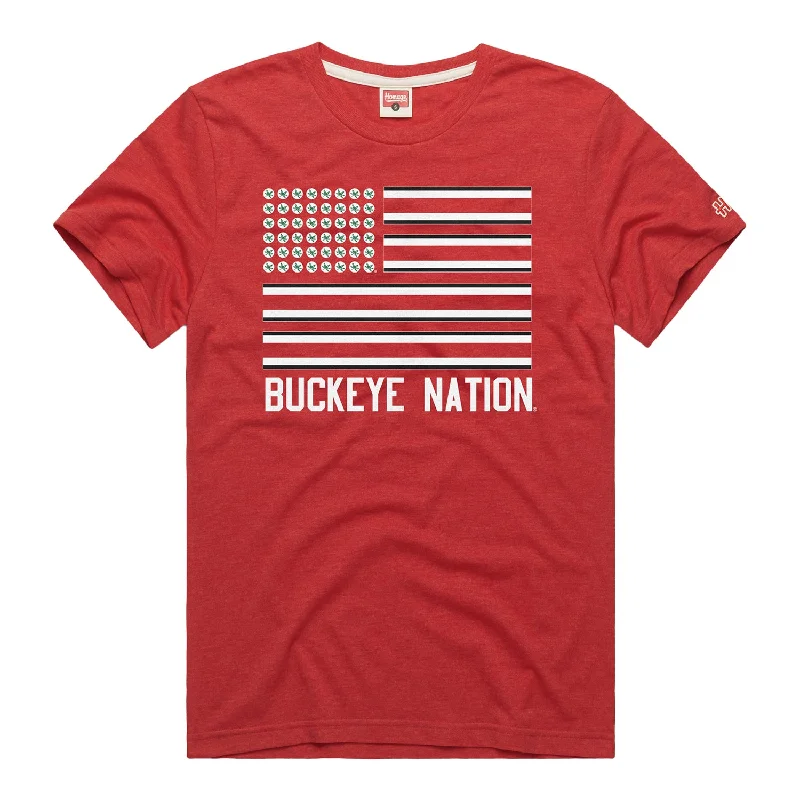 Ohio State Buckeyes Buckeye Nation Scarlet T-Shirt