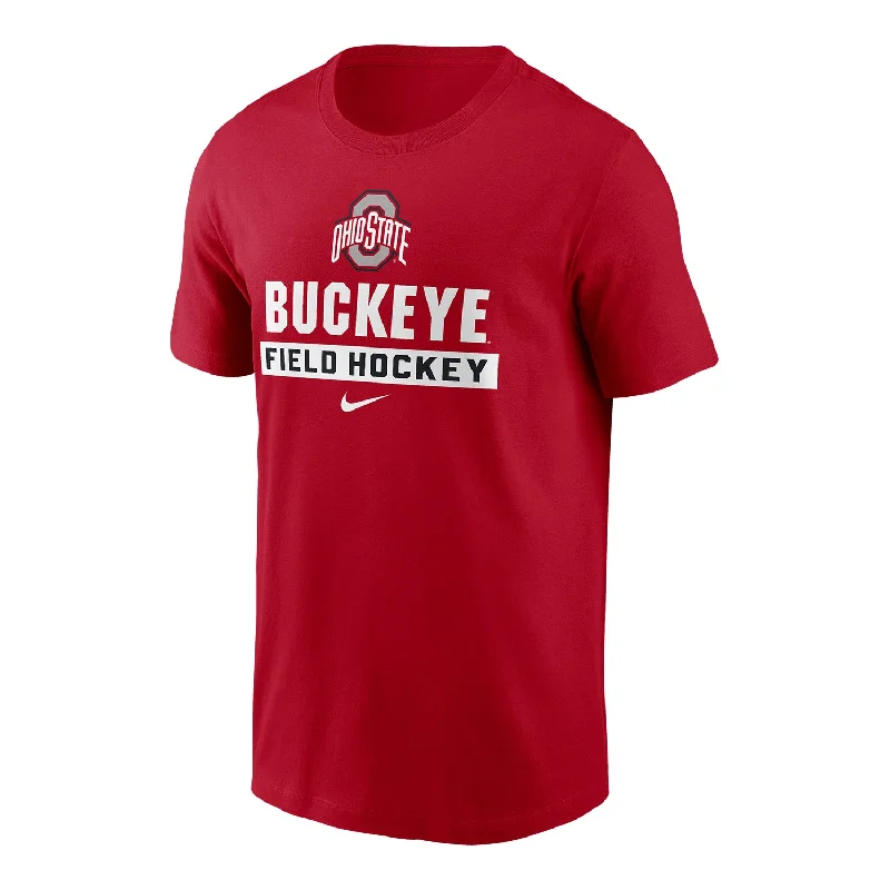 Ohio State Buckeyes Nike Field Hockey Scarlet Short Sleeve T-Shirt