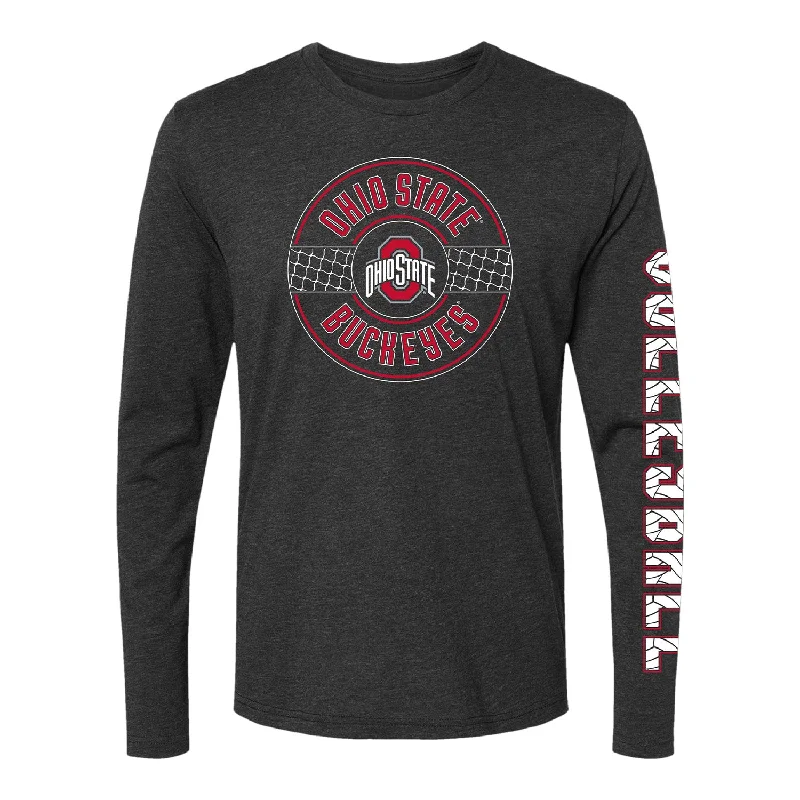 Ohio State Buckeyes Volleyball Black Long Sleeve T-Shirt