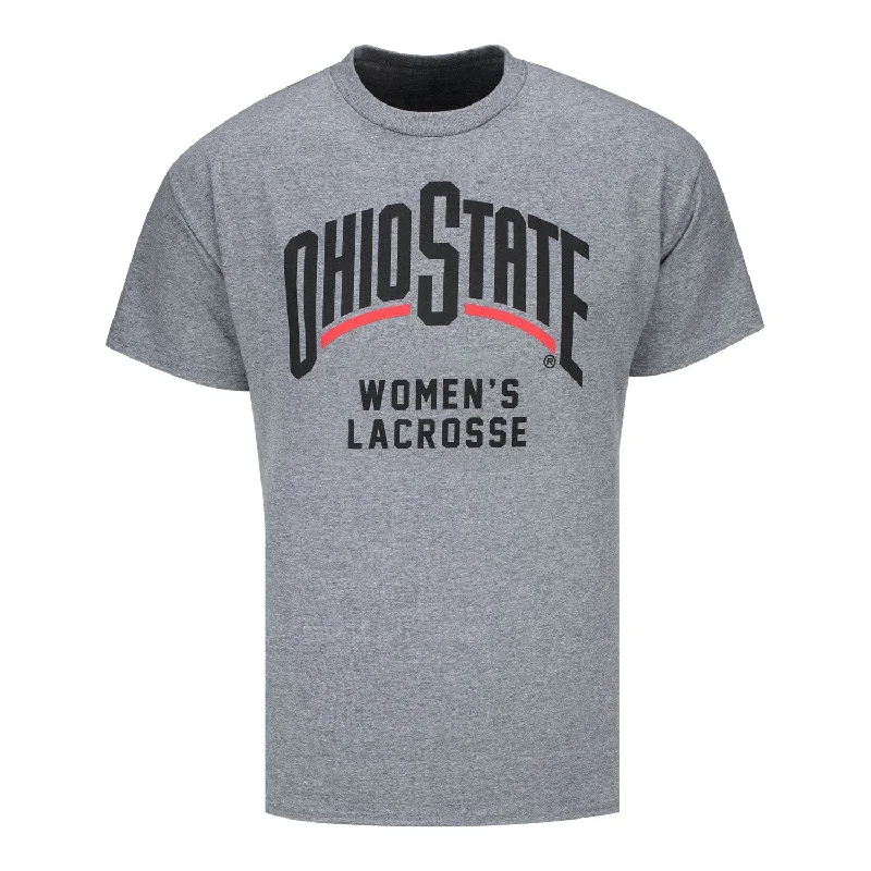 Ohio State Buckeyes Women's Lacrosse Gray T-Shirt