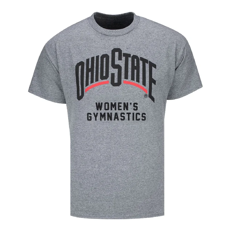 Ohio State Buckeyes Women's Gymnastics Gray T-Shirt