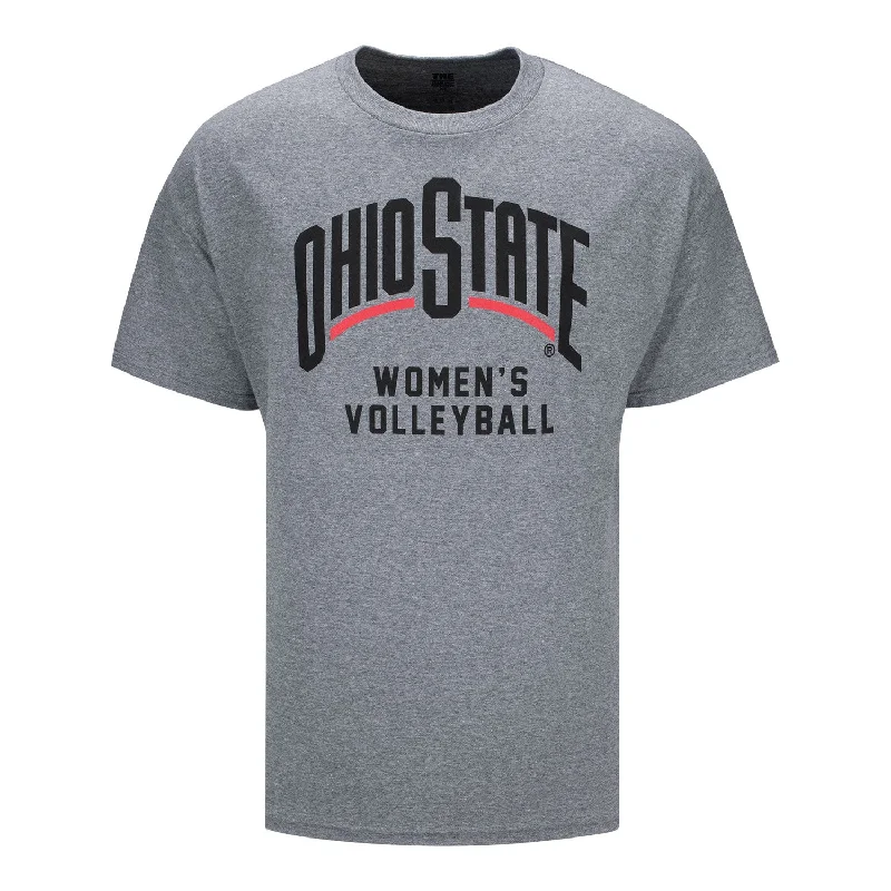 Ohio State Buckeyes Women's Volleyball Gray T-Shirt