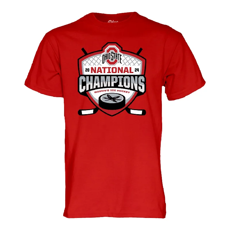 Ohio State Buckeyes Women's Hockey 2024 National Champions T-Shirt