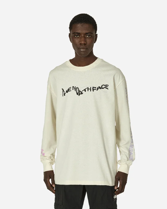 NSE Graphic Longsleeve T-Shirt White Dune