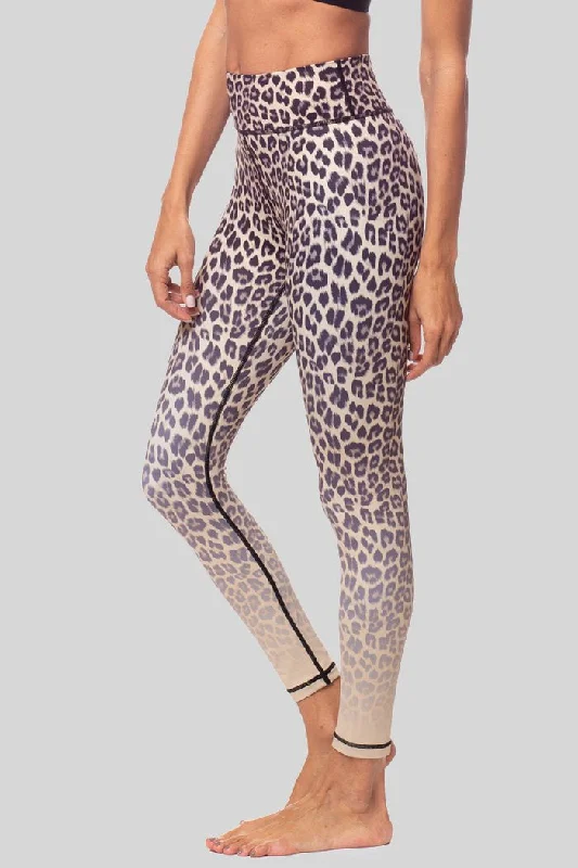 Rockell 7/8 Legging - Sand Leopard Ombre