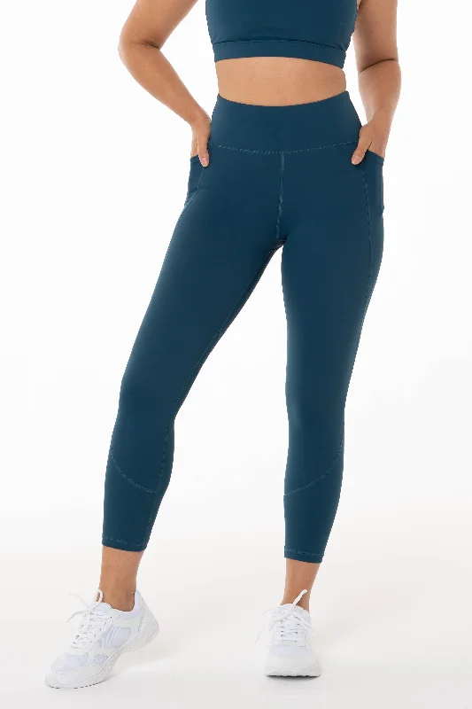 Accelerate Ocean Teal Pocket 7/8 Leggings