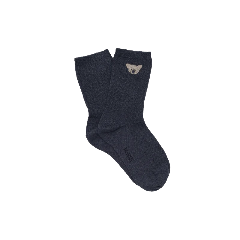 Bell Socks | Koala | Night Blue