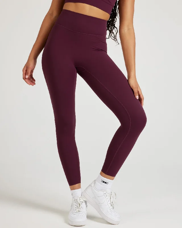 7/8 Airey Leggings - Cherry Cola